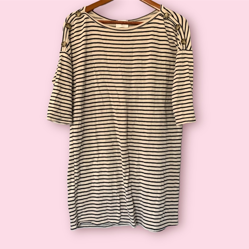 [Everly] BOGO $1 Striped Shift Dress - Picture 2 of 8